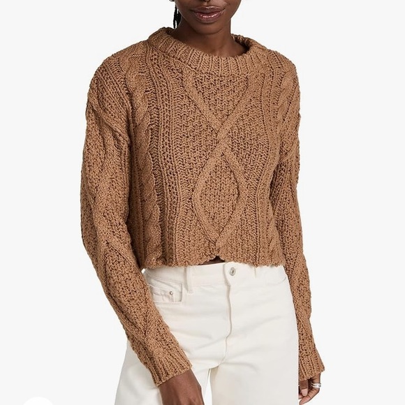 🔸NWT🔸Free People Cable Sweater - Picture 3 of 16
